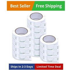 7500 Pieces Removable Food Labels for Containers 1 x 2 Inch Date Stickers Wat…