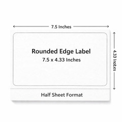 200 Adhesive Labels w/ Tear off Paper Receipt. Ebay Paypal Laser Ink Jet 200