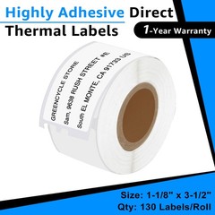 Replacement for DYMO LW 30256 30336 30252 30334 1744907 Shipping/Address Labels