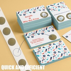 Mr- Label – 1000 Pieces 1 inch Round Scratch Off Stickers – DIY Stickers for Gen