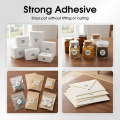 0.75″ Printable Round Labels for Inkjet and Laser Printers – 10800 Stickers |…
