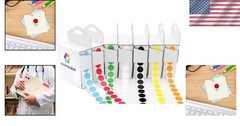 Easy Peel 0.5 Inch Color Code Labels – 1000 Semi-Gloss Stickers for Any Project