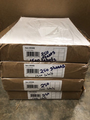 6000 Rectangle Adhesive 4×3.33” Shipping Labels FBA 1000 Sheets- 6 Labels Page