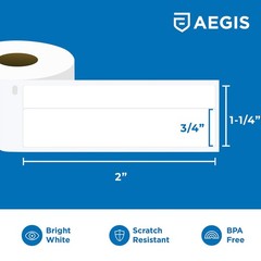 Aegis Adhesives – Compatible Direct Thermal Labels Replacement for DYMO 30330…