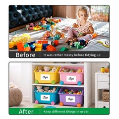 150pcs 4×6 Inch Large Labels Waterproof Moving Labels for Storage Bins