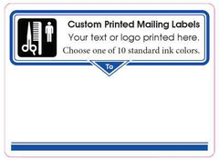 Printed Shipping Labels, 10,000 Custom 4″ x 3″ Business Mailing Stickers 1 color