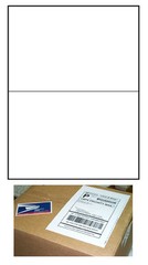 Click-N-Ship Shipping Labels 250 Sheets each has 2 half sheet 8.5 x 5.5