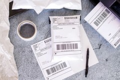 400 Premium 8.5″ X 5.5″ Half Sheet Self Adhesive Shipping Labels -PLS Brand-