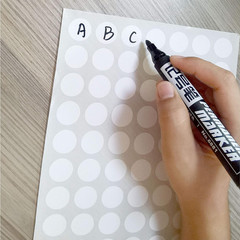 1050 3/4″ round Color Coding Circle Dot Labels Sticker, 15 Sheets, 0.75