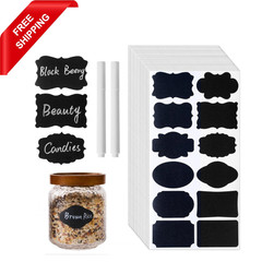 360 Chalkboard Labels with Markers – Reusable Stickers for Storage and Organizat