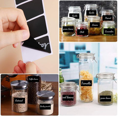Chalkboard Labels, 300PCS Waterproof Blackboard Reusable Chalk Sticker Label, Re