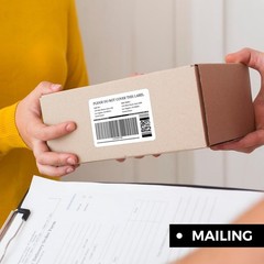 500 Sheets 3-1/3″ x 4″ 6 up Printable Sticker Paper 3000 Mailing Labels for Pack