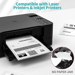 Full Sheet Shipping Labels 8.5″ x 11″ Self Adhesive Matte for Laser & inkjet UPS
