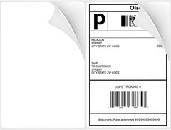 Versatile 8-1/2″ x 5-1/2″ Shipping Labels – 60 Count for Easy Custom Printing