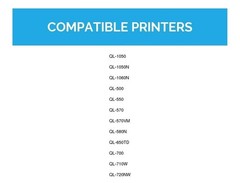 10Roll 1.1″x2.4″ Samll White Paper Address Labels DK-1209 for Brother QL-1050