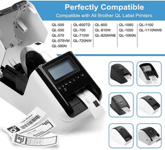 Address Labels 12 Rolls 1 1 x 3 5 for Brother QL 800 810W 820NWB