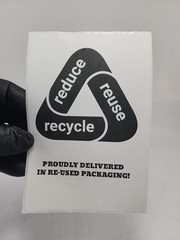 Lot of 50 Ebay Seller Large 4″ x 6″ Re-Used Packaging Cover-up Sticker Label