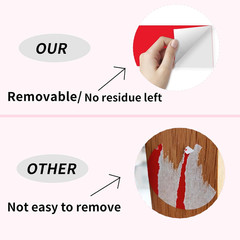 3″X5″ Rectangle Colored Labels, Removable Moving Labels for Boxes, Permanent War