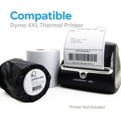 Buhbo Compatible DYMO LabelWriter 4XL Shipping Label 1744907, 4 x 6 inch