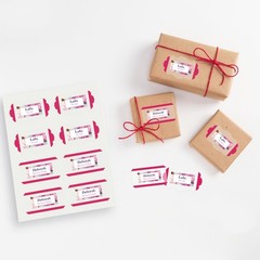 Custom Printable Shipping Labels 8.5″ x 11″, Matte Clear, Inkjet, 125 Total, Eas