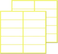 300 Blank Writing Labels – Easy Peel Self-Adhesive Stickers for All Surfaces