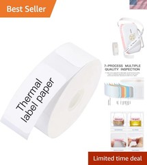 Thermal Labels – Self-Adhesive Waterproof Stickers, 14mm x 40mm, 180/Roll