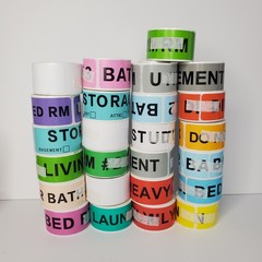 Home Moving Labels Colorful 25 Brand New Stickers Fragile Blank