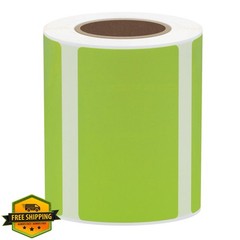 HYBSK P50 Label Paper 4 Rolls Green
