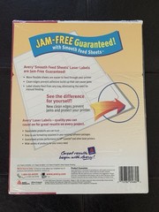Avery 5660 Clear Address Labels 1″ x 2 3/4 – 1500 Labels. New Sealed Jam Free