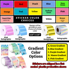 50 RETURN ADDRESS LABELS GRADUATION OPEN HOUSE 2.25″×1.25 STICKERS CLASS OF 2026