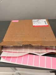 14,000 Fluorescent Pink 2″ x 1″ Direct Thermal Labels Weber for Zebra Printers N