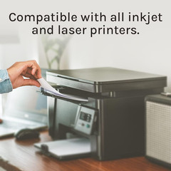 White Sticker FBA Labels – 4″ X 3.33″ – Laser/Inkjet Compatible – (6 per Sheet),
