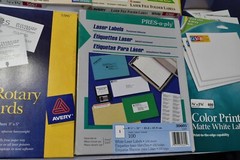 Huge Lot of Avery , Z international, Simon, Assorted Laser, Mailing, Labels
