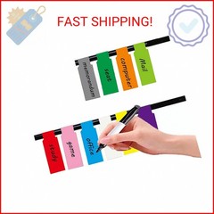 300pcs Cable Labels, 10 Colors Colorful Cord Labels Self Adhesive Waterproof Sti