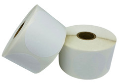 2″ Direct Thermal Printer Zebra Rollo White Round Labels Stickers 1″ Core 750