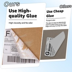 10Roll 2”×1” RD-S05U1 Direct Thermal File Folder Label For Brother TD-4100N