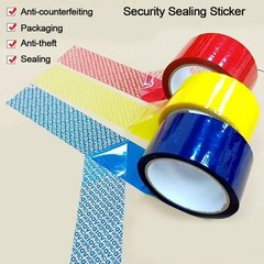 Tamper Proof Tape Security Sealing Sticker Warranty Void Label Voiding Film 50M