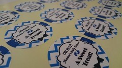400 x 40mm Diameter Printed Stickers – Custom Logo – Postage labels-Personalised