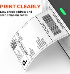 4x6inch Fanfold Direct Thermal Shipping Labels for Zebra Rollo MUNBYN Printers