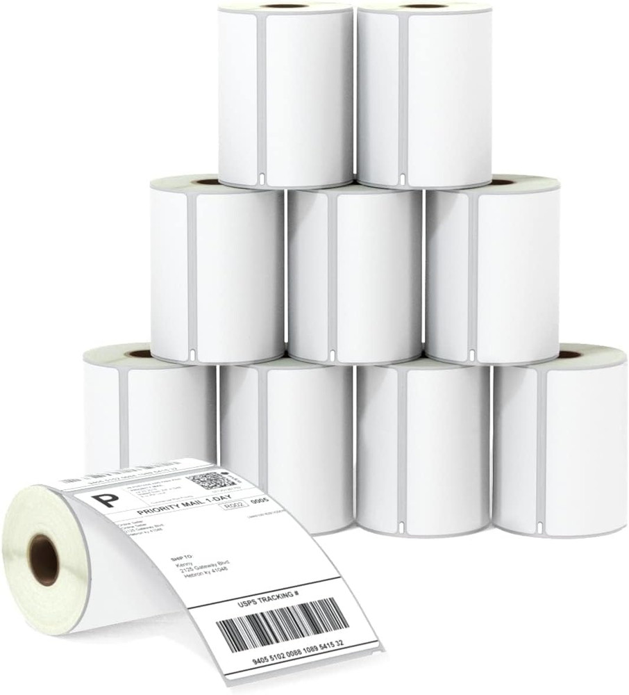 – Compatible DYMO 1744907 (4″ X 6″) Shipping Labels, Perforated, Compatible w…