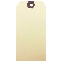 GRAINGER APPROVED 61KT37 Blank Shipping Tag,Paper,Manila,PK1000 61KT37