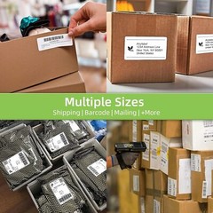 2″x1″ Direct Thermal Barcode FBA SKU Labels1300/Roll for Rollo & Zebra Printer