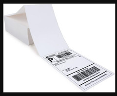 Pack Of 200- Fanfold 4″ x 6″ Thermal Printer Labels Perforated Sheets
