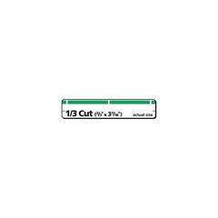 Avery Green File Folder Labels 2/3 x 3-7/16 TrueBlock Laser Inkjet 1500Pk 5866