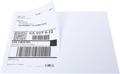 1000 round Corner Half Sheet Self Adhesive Shipping Labels for Laser and Ink Jet
