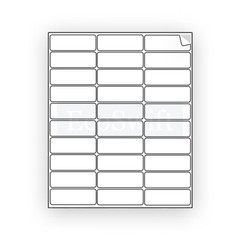 4500 2.625 x 1 EcoSwift Laser Address Shipping Adhesive Labels 30/sheet 1 x2 5/8