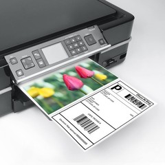 8-1/2″×5-1/2″ Shipping Labels 60 Labels Sticker Paper for Laser/Ink Jet Print…