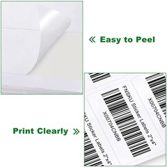 2×4 Address Labels, 500 Matte Printable Sticker Labels for Mailing Labels, Fr…