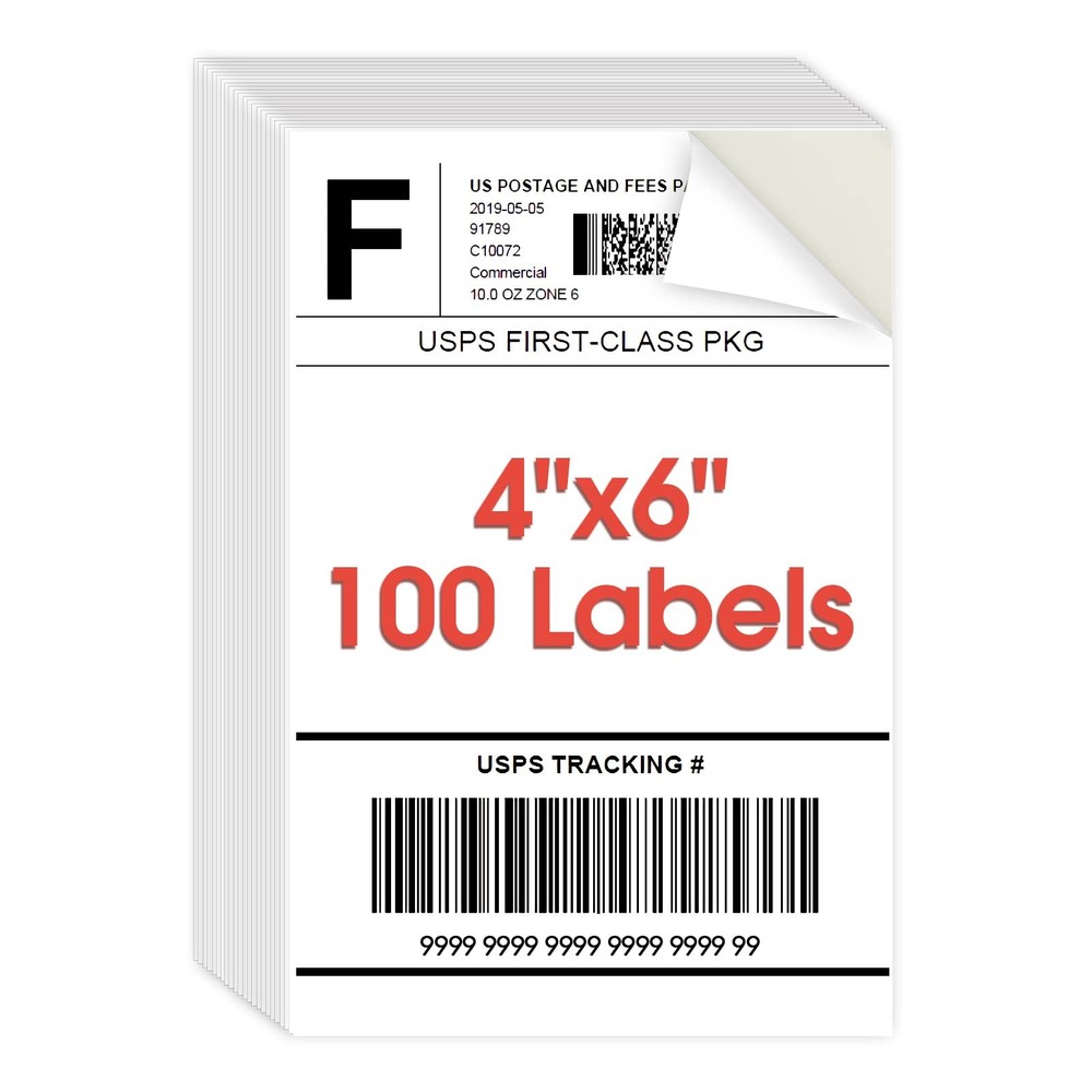 MaxGear 4×6 inch Shipping Address Labels,for Inkjet or Laser Printer, USPS Posta