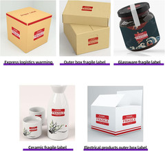 12 Rolls 3 X 2 Inch Handle with Care Fragile Thank You Warning Packing Shipping